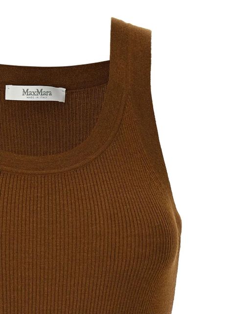 Max Mara Eliadi tank top - Brown