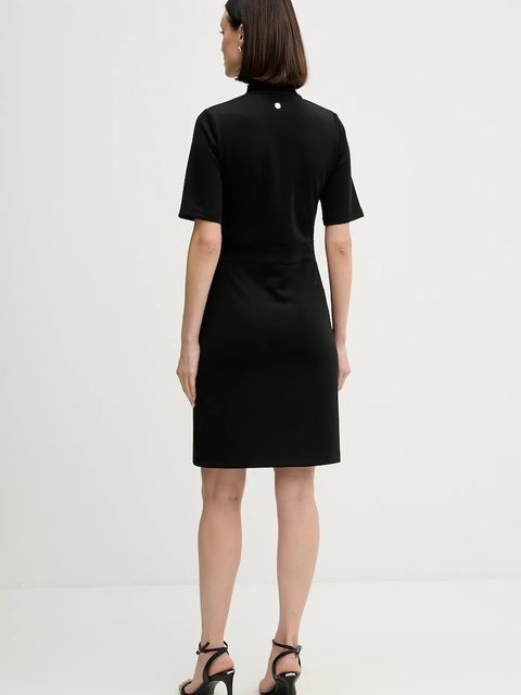 Joop! sukienka kolor czarny mini prosta 30100265 - zdjęcie produktu nr 2