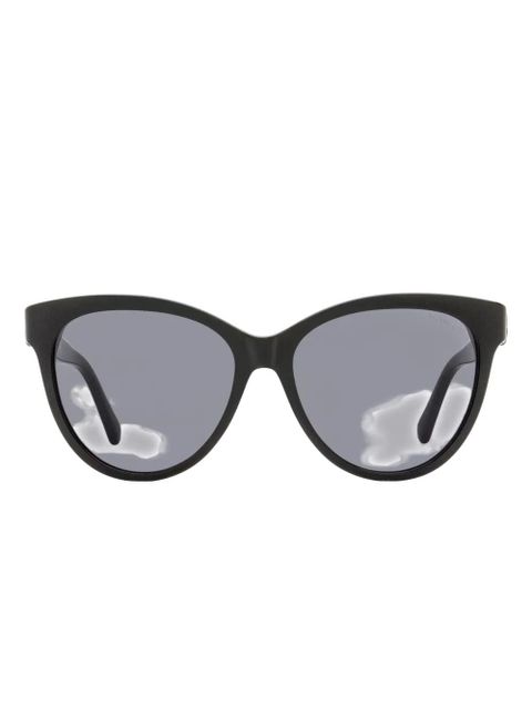 Moncler Eyewear emblem tea cup sunglasses - Black - zdjęcie produktu nr 1