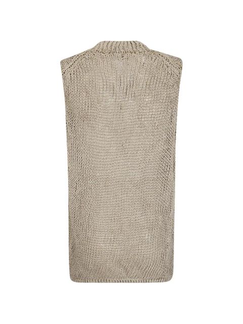 Comme Des Garçons V-neck vest - Neutrals - zdjęcie produktu nr 2
