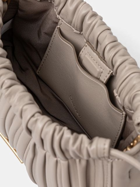 Calvin Klein torebka kolor beżowy LV04F3077G