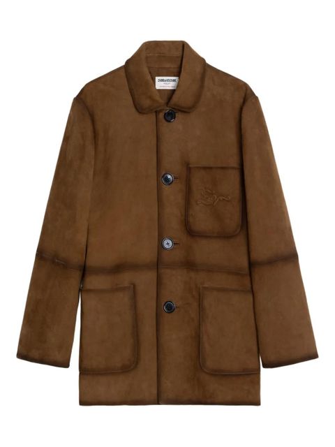 Zadig&Voltaire Venezia pocket suede jacket - Brown - zdjęcie produktu nr 1