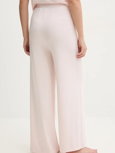 BOSS spodnie piżamowe damskie kolor różowy 50535703