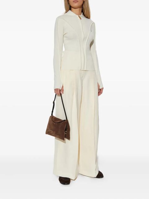 Victoria Beckham zip-up hooded jacket - White - zdjęcie produktu nr 2