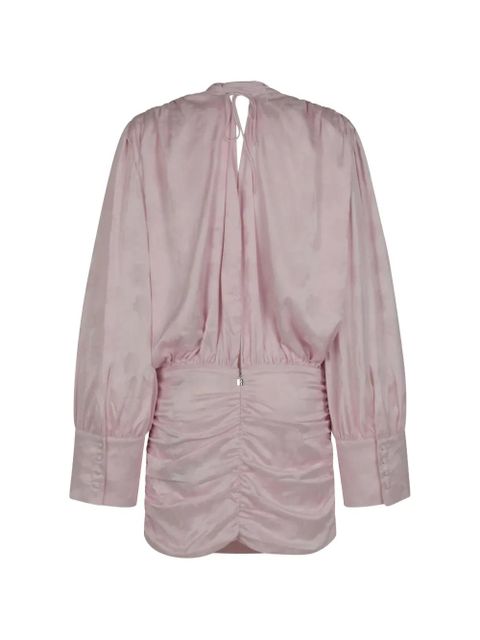 ROTATE BIRGER CHRISTENSEN ruffle long-sleeve dress - Pink - zdjęcie produktu nr 2