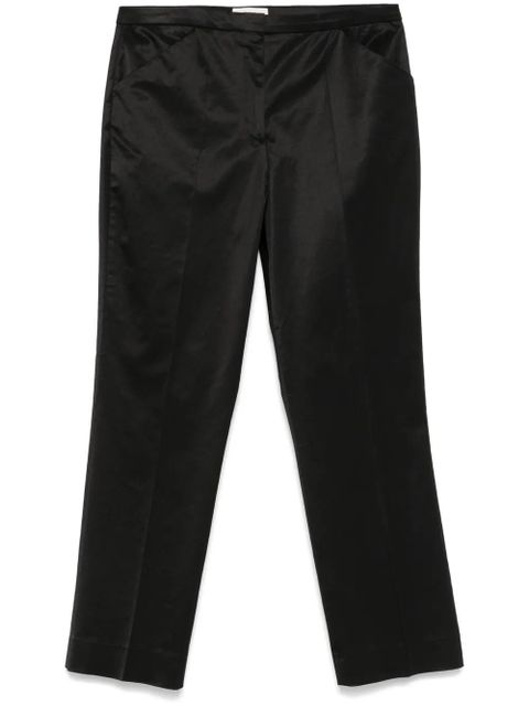 TOTEME straight-leg cropped trousers - Black - zdjęcie produktu nr 1