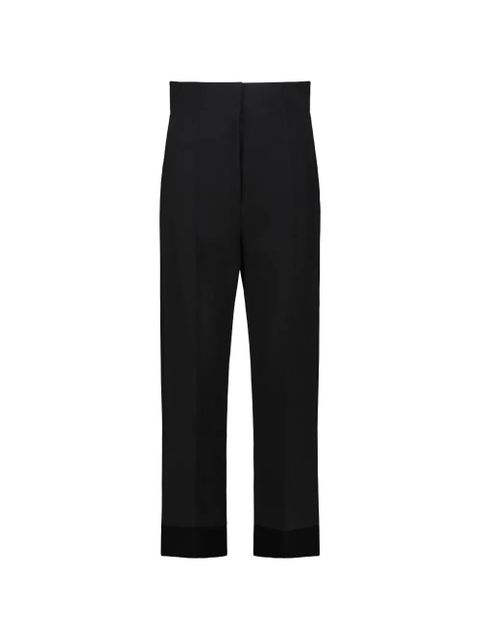 KHAITE Rae stepped-hem trousers - Black - zdjęcie produktu nr 1
