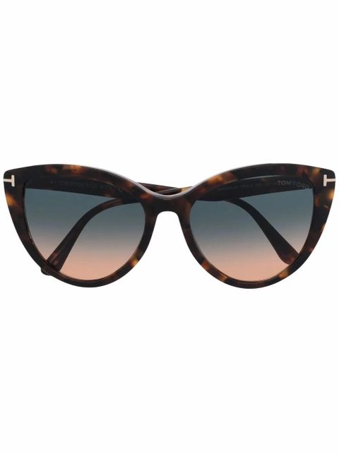 TOM FORD Eyewear cat-eye gradient sunglasses - Brown - zdjęcie produktu nr 1