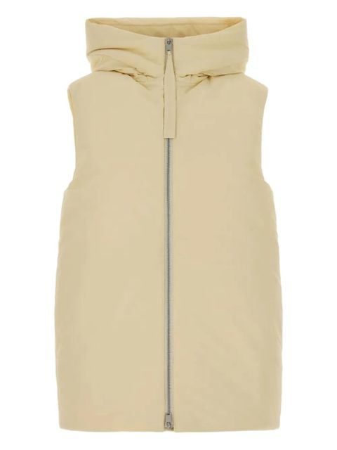 Jil Sander hooded down gilet - Neutrals - zdjęcie produktu nr 1
