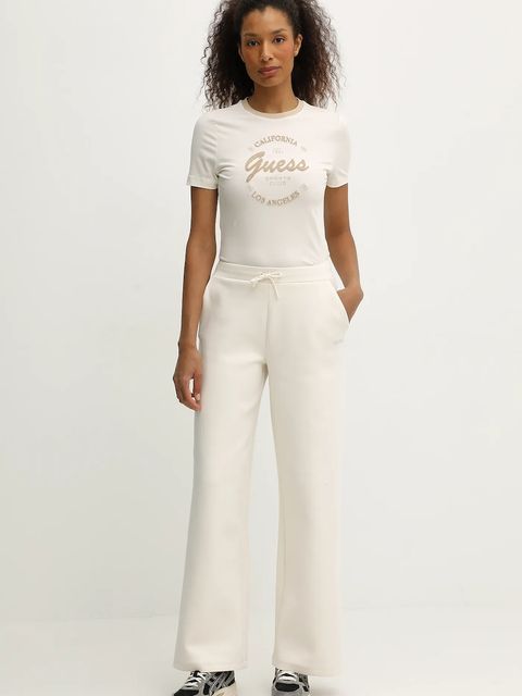 Guess t-shirt GALA damski kolor beżowy V5BI03 J1314 - zdjęcie produktu nr 2