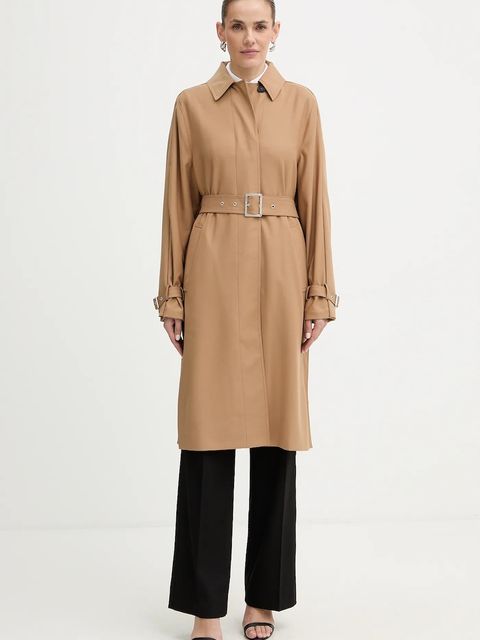 Karl Lagerfeld płaszcz kolor beżowy B1W15007 - zdjęcie produktu nr 1