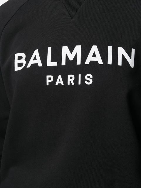 Balmain logo sweatshirt - Black