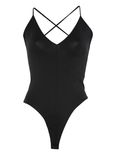WARDROBE.NYC v-neck bodysuit - Black - zdjęcie produktu nr 1