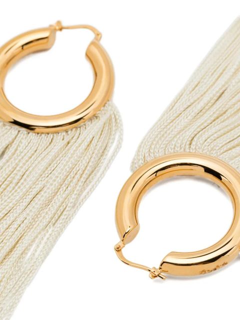Jil Sander hoops fringe earrings - Gold