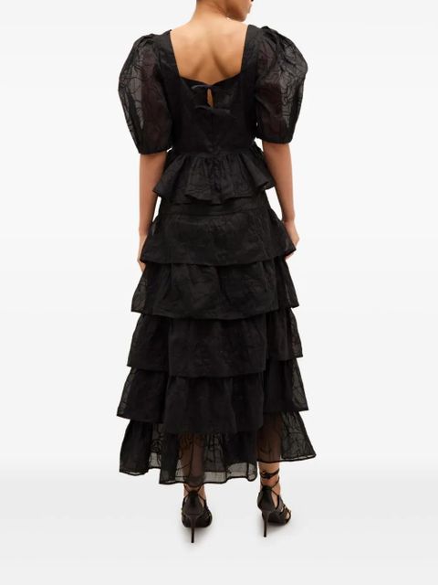 Marie Oliver Christie tiered skirt - Black