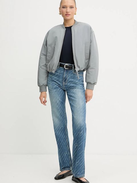 BOSS Orange kurtka bomber dwustronna kolor szary przejściowa oversize 50542454