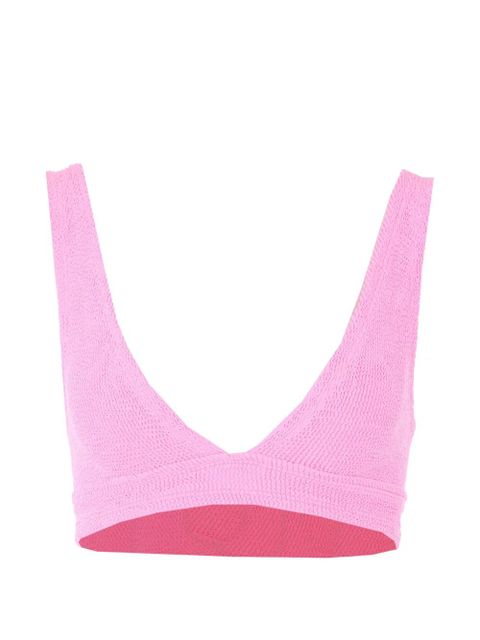 Hunza G Angel textured bikini - Pink