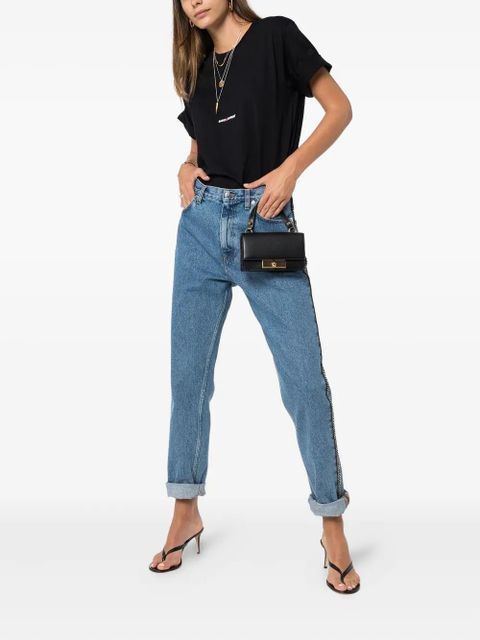 Saint Laurent logo-print T-shirt - Black - zdjęcie produktu nr 2