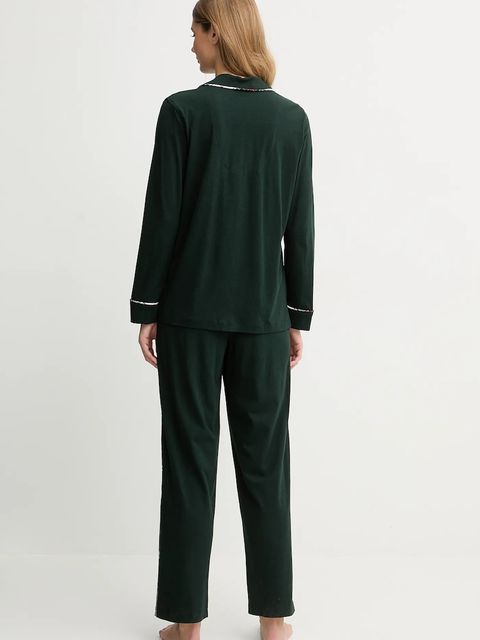 Lauren Ralph Lauren piżama damska kolor zielony ILN72467F