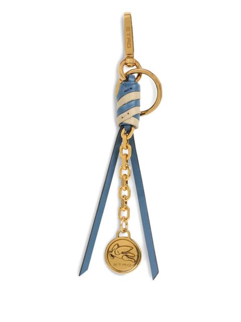 ETRO leather charm - Blue