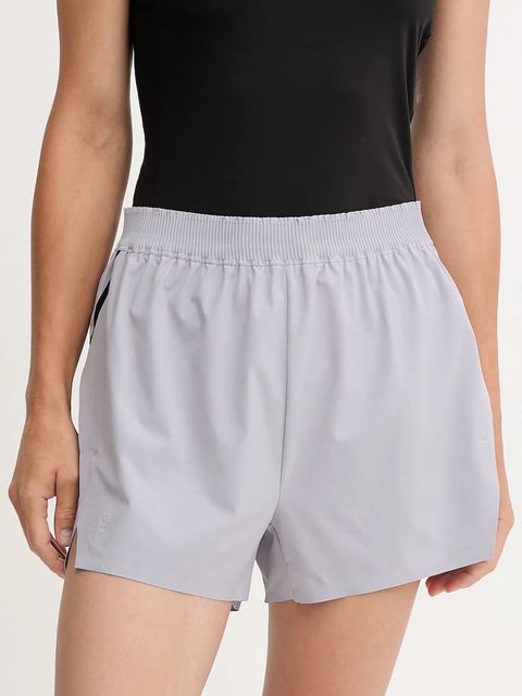 On szorty treningowe damskie kolor fioletowy z nadrukiem high waist 1WF10330174 - zdjęcie produktu nr 1