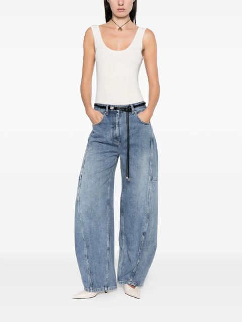 ZIMMERMANN scoop-neck ribbed tank top - Neutrals