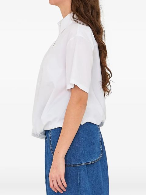 LOEWE asymmetrical-hem shirt - White