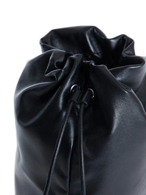 The Row drawstring clutch bag - Black