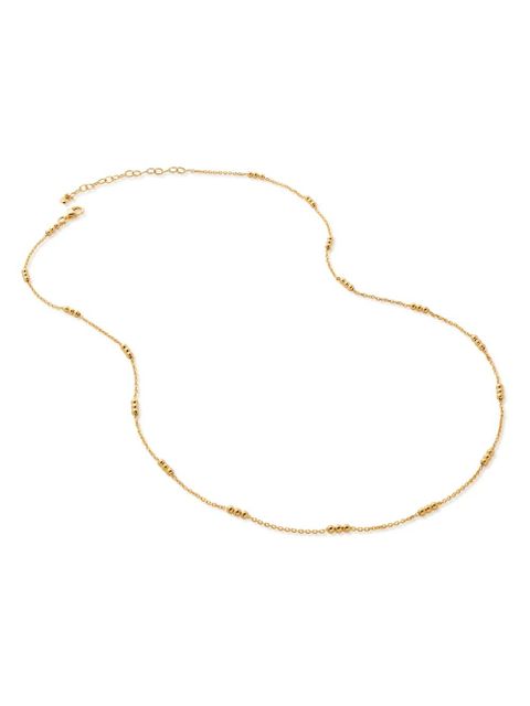 Monica Vinader triple beaded 18-20" chain necklace - Gold - zdjęcie produktu nr 1