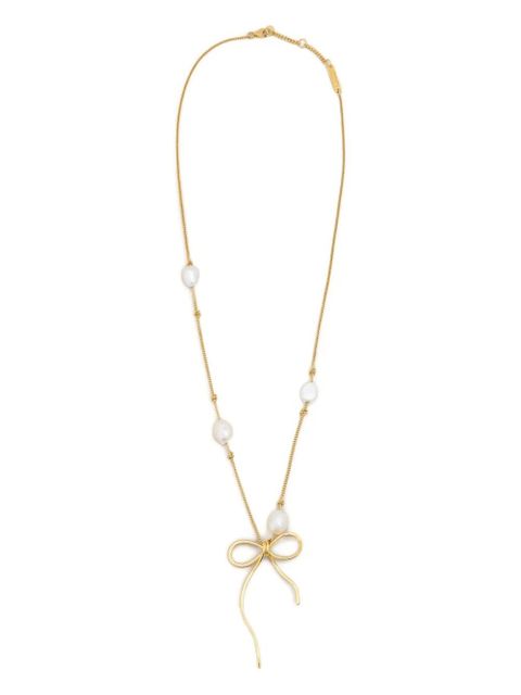 Marni pearl-embellished necklace - Gold - zdjęcie produktu nr 1