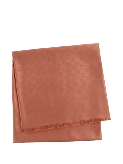 Gucci GG frayed scarf - Orange - zdjęcie produktu nr 1