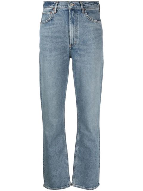 AGOLDE high-rise straight-leg jeans - Blue - zdjęcie produktu nr 1