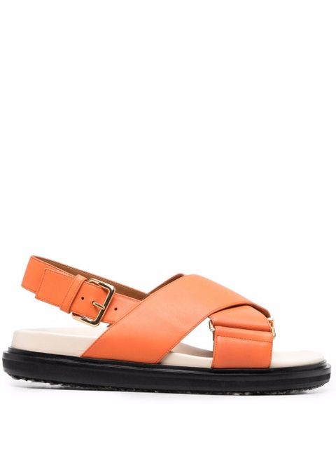 Marni Fussbett sandals - Orange - zdjęcie produktu nr 1