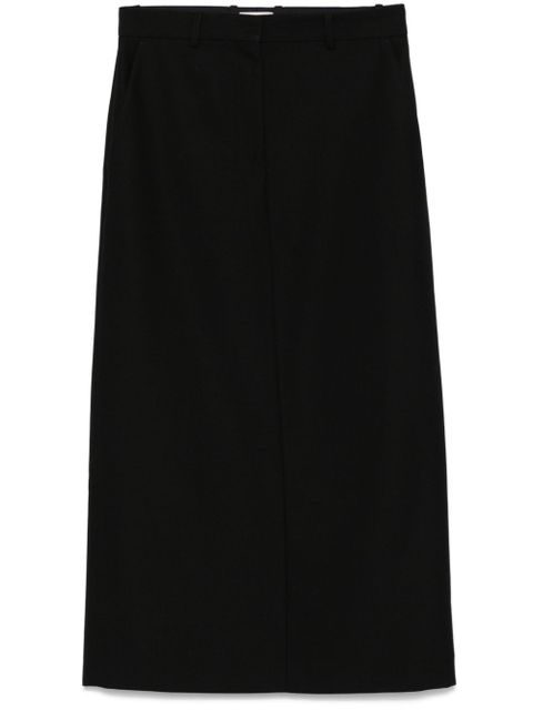 TOTEME low-waist straight maxi skirt - Black - zdjęcie produktu nr 1