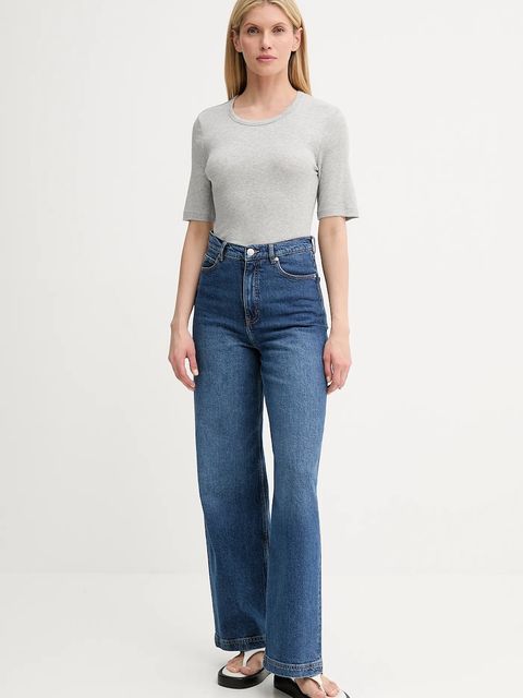 MUNTHE t-shirt MUTULA damski kolor szary 247112424769 - zdjęcie produktu nr 2