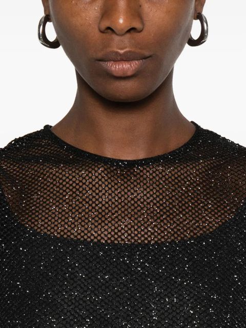 Maje long-sleeve bodysuit - Black