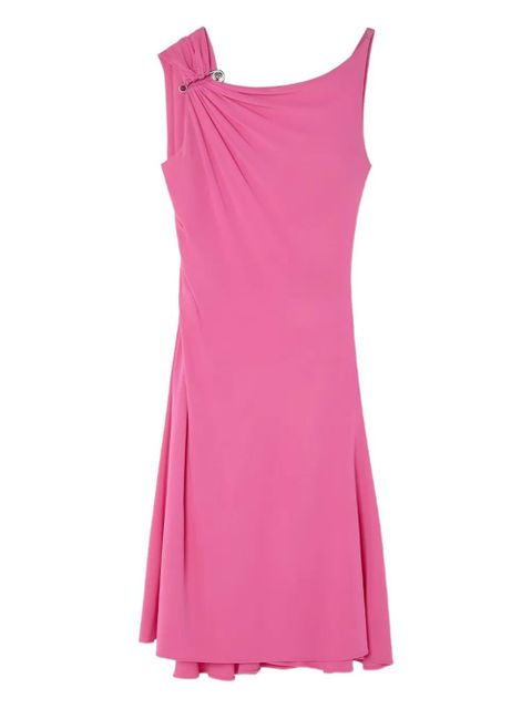 Versace Safety Pin draped flared mini dress - Pink - zdjęcie produktu nr 1