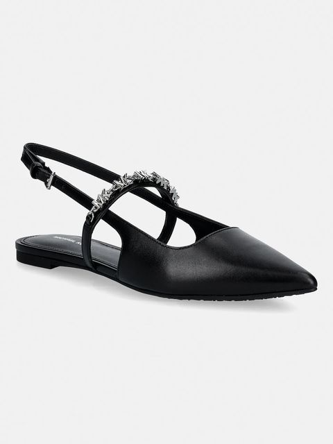MICHAEL Michael Kors baleriny skórzane Dina Flex Sling Flat - zdjęcie produktu nr 1