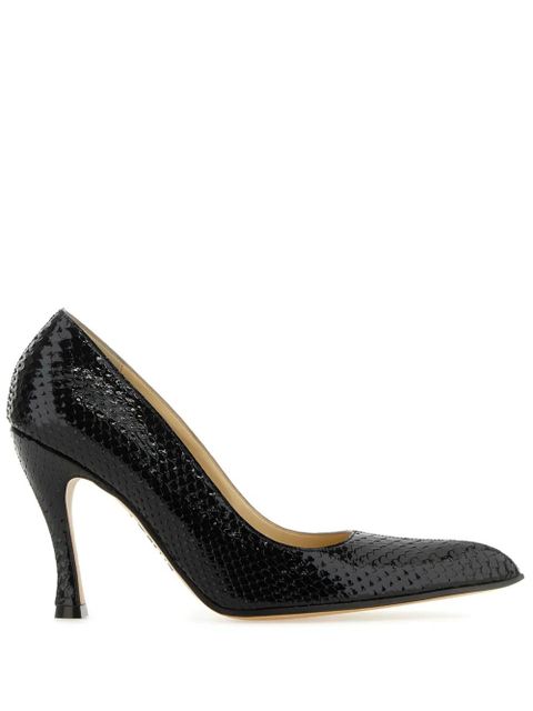 LOEWE 100mm leather pumps - Black - zdjęcie produktu nr 1