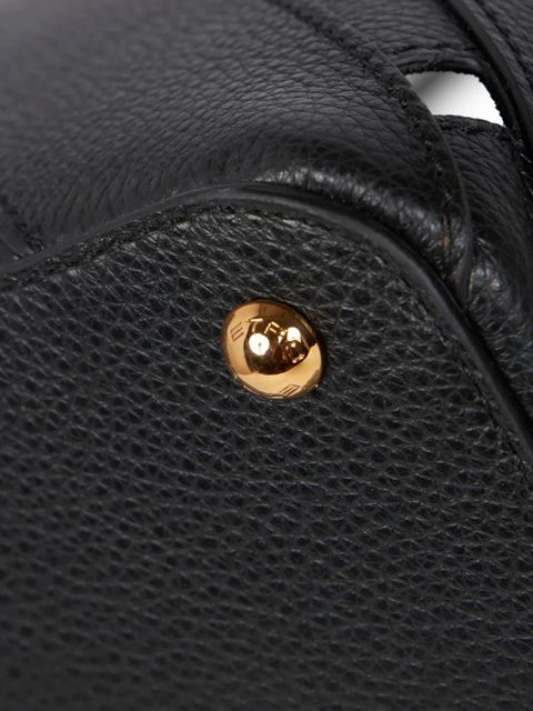 ETRO medium woven leather bag - Black