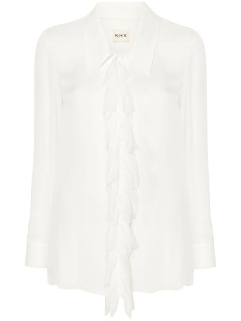 KHAITE Luka shirt - Neutrals - zdjęcie produktu nr 1
