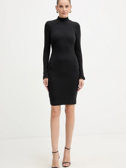 Guess sukienka ALESSA kolor czarny mini dopasowana W5BK30 K0602 - zdjęcie produktu nr 2