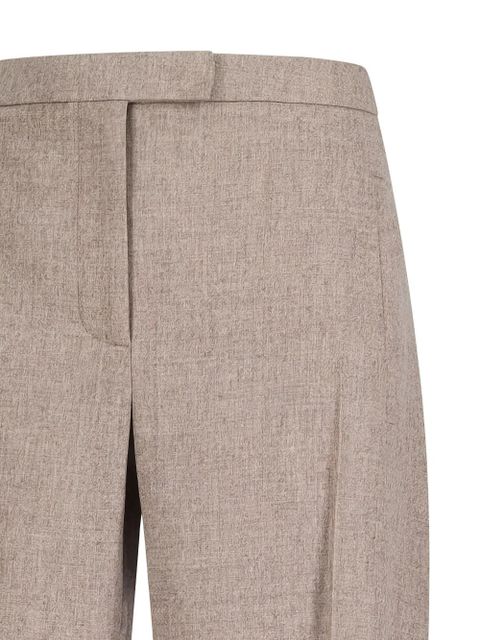 KHAITE Miles concealed-fastening trousers - Neutrals