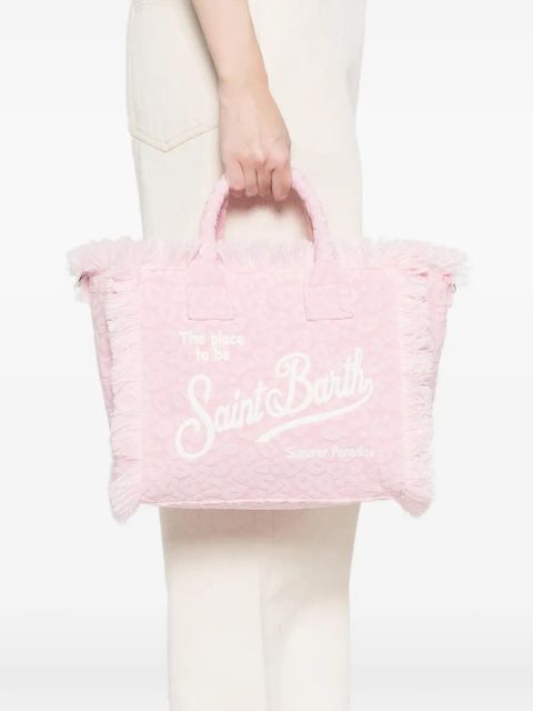 MC2 Saint Barth fringed-trim tote bag - Pink - zdjęcie produktu nr 2