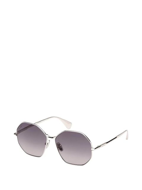 Max Mara Eyewear geometric-frame sunglasses - Silver - zdjęcie produktu nr 2