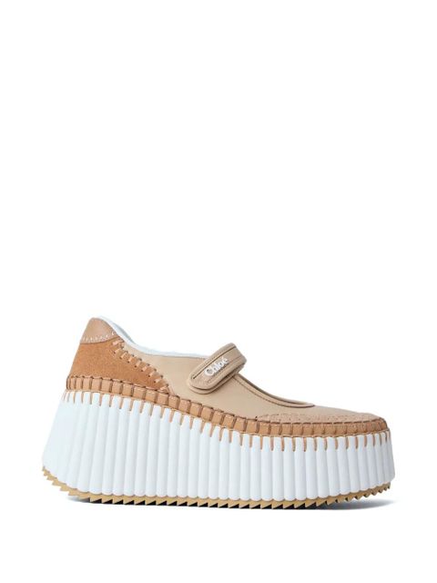 Chloé Nama wedge sneakers - Neutrals - zdjęcie produktu nr 1