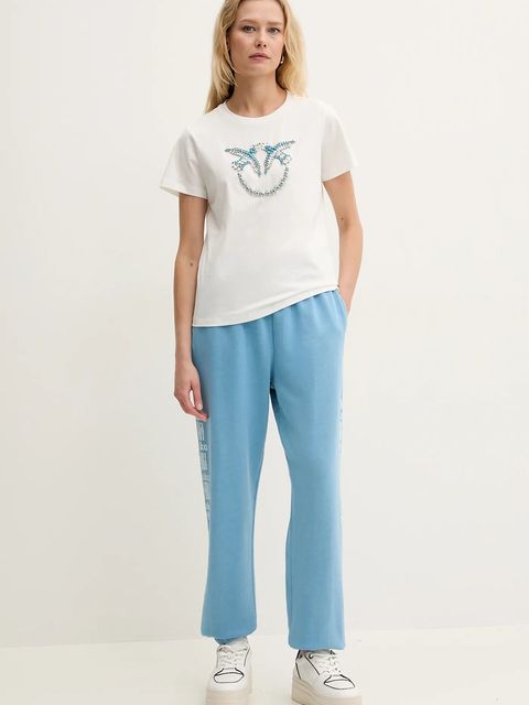 Pinko spodnie dresowe bawełniane - zdjęcie produktu nr 1