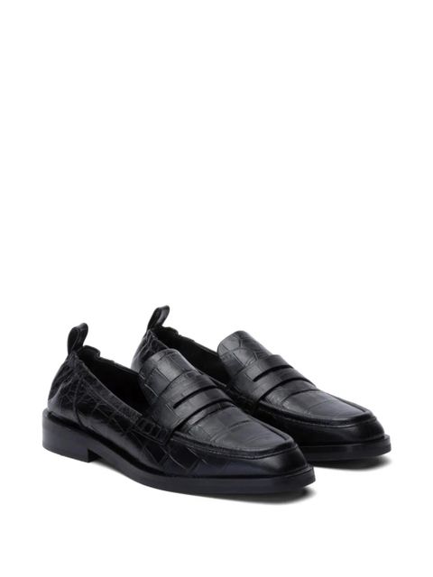 3.1 Phillip Lim alexa textured loafers - Black - zdjęcie produktu nr 2