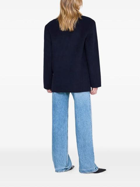 ANINE BING Quinn buttoned blazer - Blue