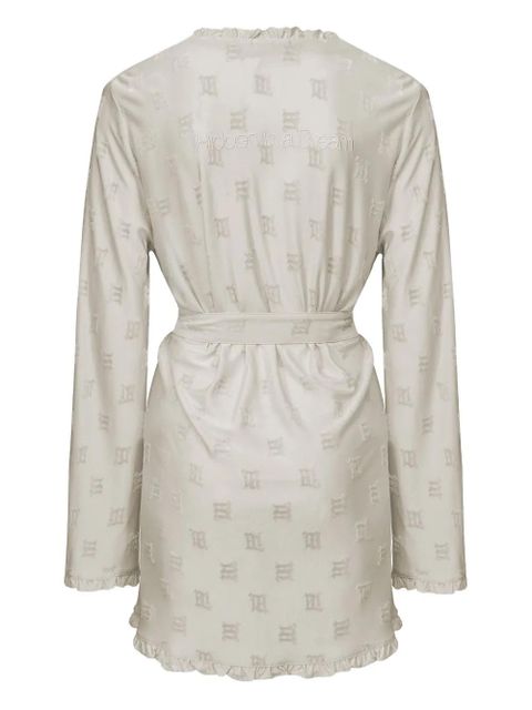 MISBHV monogram-pattern robe - Neutrals - zdjęcie produktu nr 2